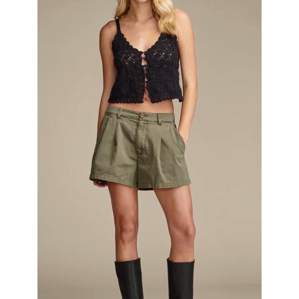 Lucky-brand Women's Green Shorts